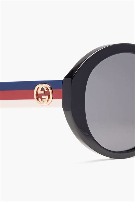 gucci round mens sunglasses|gucci sunglasses for round face.